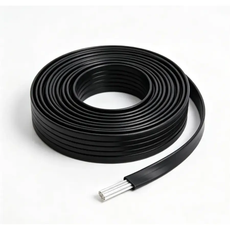 Kawat Rata Bertebat PVC Aluminium