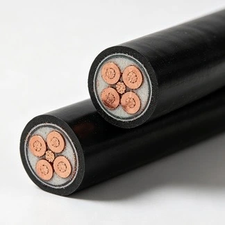 Kabel Kuasa Voltan Rendah Tembaga PVC FR Tahan Api